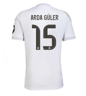 Real Madrid Arda Guler #15 Hemmatröja 2025-26 Kortärmad